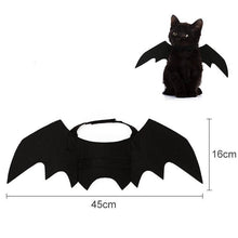 Load image into Gallery viewer, Cute Halloween Cat Costume Small Pet Cat Bat Wings