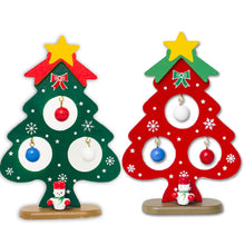 Load image into Gallery viewer, Christmas Tree Small Ornament Mini Painted Christmas