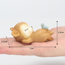 Load image into Gallery viewer, Resin Sleeping Baby Deer Mini 3D Elk Christmas Ornaments Cute Decor for Home Garden Car Xmas Party Table Decoration Kids Gift