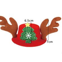 Load image into Gallery viewer, Halloween Pet Dog Cat Cute Santa Snowman Bat Head Elk Horn Headdress Hat Cap