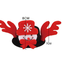 Load image into Gallery viewer, Halloween Pet Dog Cat Cute Santa Snowman Bat Head Elk Horn Headdress Hat Cap