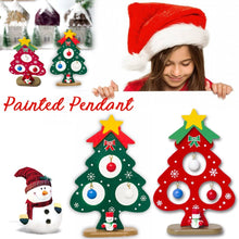 Load image into Gallery viewer, Christmas Tree Small Ornament Mini Painted Christmas