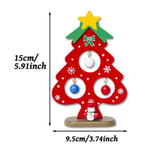 Load image into Gallery viewer, Christmas Tree Small Ornament Mini Painted Christmas