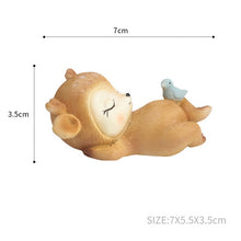 Load image into Gallery viewer, Resin Sleeping Baby Deer Mini 3D Elk Christmas Ornaments Cute Decor for Home Garden Car Xmas Party Table Decoration Kids Gift