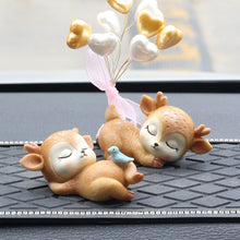 Load image into Gallery viewer, Resin Sleeping Baby Deer Mini 3D Elk Christmas Ornaments Cute Decor for Home Garden Car Xmas Party Table Decoration Kids Gift